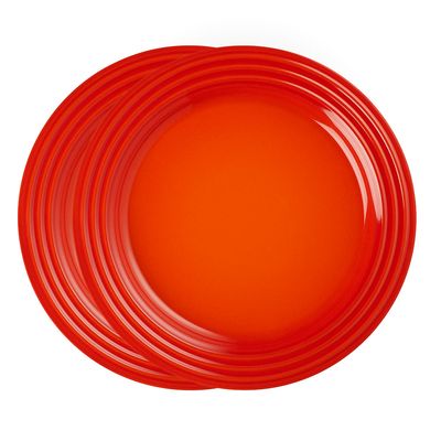 Prato Redondo 22 cm 2 Peças Laranja Le Creuset