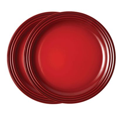 Prato Redondo 22 cm 2 Peças Vermelho Le Creuset