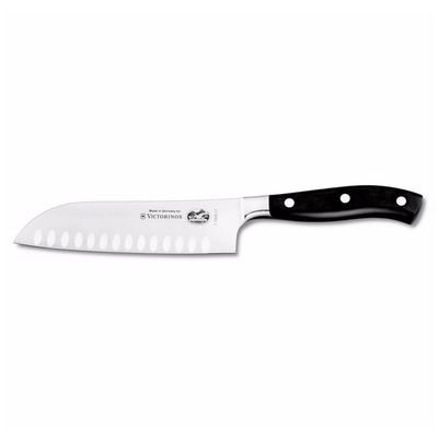 Faca Santoku 17 cm Grand Maître Forjada Preto Victorinox