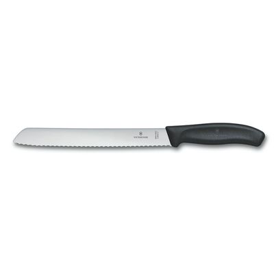 Faca para Pão 21 cm Swiss Classic Preto Victorinox