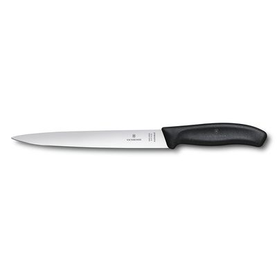Faca para Filetar 20 cm Swiss Classic Flexível Preto Victorinox