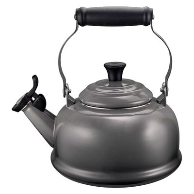 Chaleira com Apito Tradicional Cinza Flint Ply Le Creuset