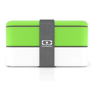 Marmita Lunchbox Mb Original Branco e Verde Monbento