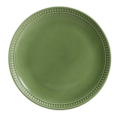 Prato Raso Sevilha Cerâmica 6 Peças Verde Sálvia Porto Brasil