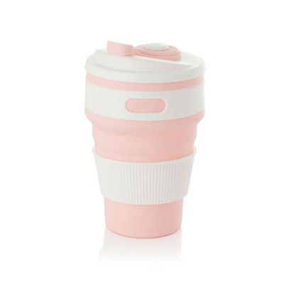 Copo Retrátil Bento Spring Silicone Rosa Bento Store