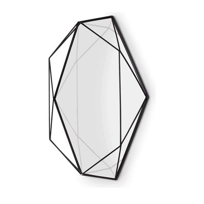 Espelho Prisma 56X42 cm Metal Preto Umbra