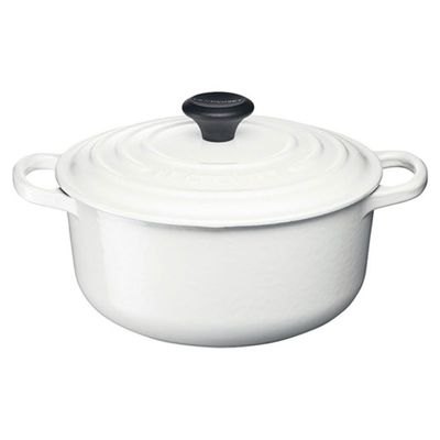 Panela Redonda Tradition 22 cm Branco Le Creuset