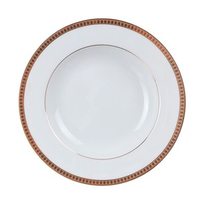 Prato Fundo Sem Aba Malmaison Or Porcelana Christofle