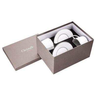 Xicara de Chá com Pires Albi 2 Peças Porcelana Christofle
