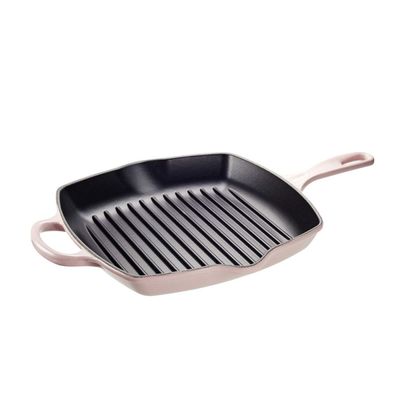 Grelha Quadrada Signature 26 cm Rosa Pink Le Creuset