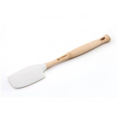 Espátula Média Vênus Silicone Pro Branco Le Creuset