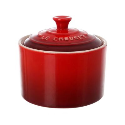 Açucareiro Cerâmica Vermelho Le Creuset