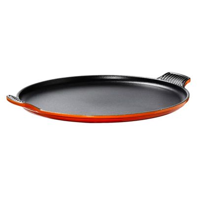 Forma para Pizza Ferro Esmaltado 32 cm Vermelho Le Creuset
