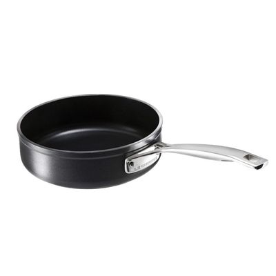 Frigideira Funda Non Stick Sauté Alumínio e Aço Inox 20 cm Preto Le Creuset