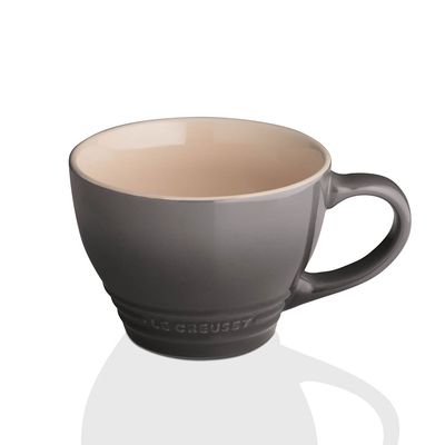 Caneca Grande 400 ml Cinza Flint Ply Le Creuset