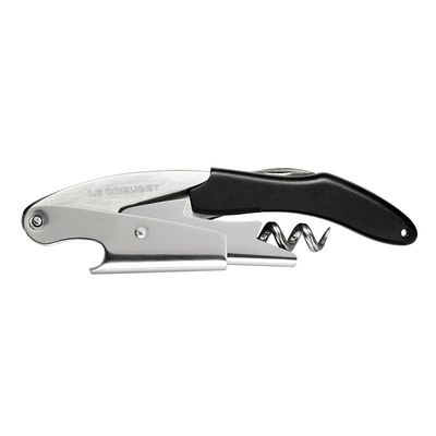Saca Rolhas Abridor de Vinho Modelo Garçom Wt-110 Preto Black Onix Le Creuset