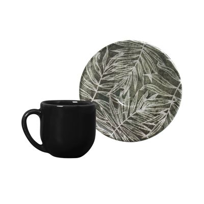 Xícara de Café Coup Herbarium Cerâmica 6 Peças Porto Brasil
