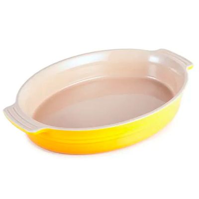Travessa Oval 3,4 Litros Amarelo Soleil Le Creuset