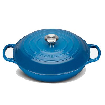 Caçarola Buffet Signature 30 cm Azul Marseille Le Creuset
