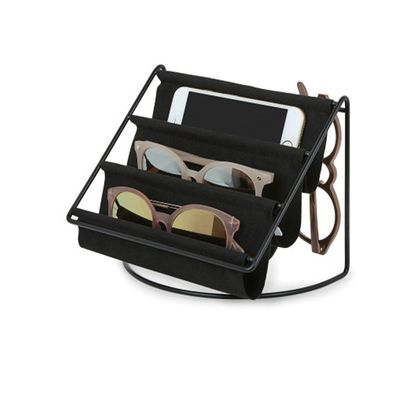 Porta Acessórios e Óculos Hammock Organizador Camurça Preto Umbra