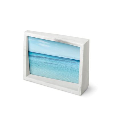 Porta Retrato Edge 13X18 cm Resina Branco Umbra