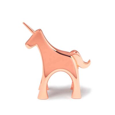 Porta Anel Anigram Unicornio Cobre Umbra