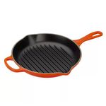 Grelha-Redonda-Signature-26-cm-Laranja-Le-Creuset