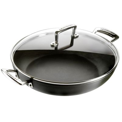 Caçarola Baixa Non Stick 30 cm Preto Le Creuset