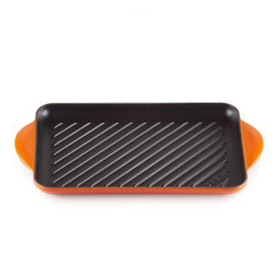 Grelha Retangular Traditional Laranja 32 cm Le Creuset