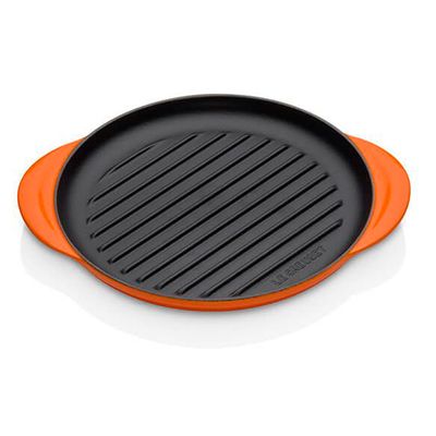 Grelha Redonda Tradicional 25 cm Laranja v2 Le Creuset