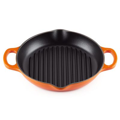 Grelha Redonda Funda Signature 25 cm Laranja v2 Le Creuset