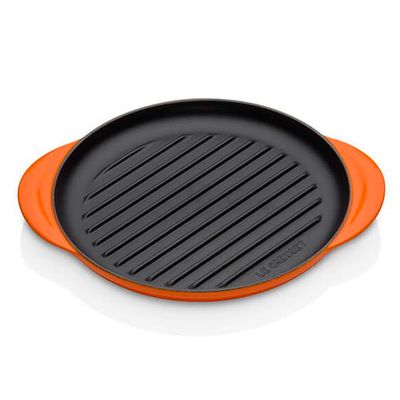 Grelha Redonda Tradicional 25 cm Laranja Le Creuset
