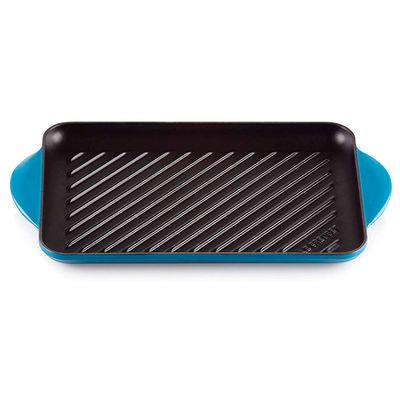 Grelha Retangular Traditional 32 cm Azul Marseille Le Creuset