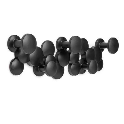 Cabideiro de Parede Bubble Cor Preto Umbra