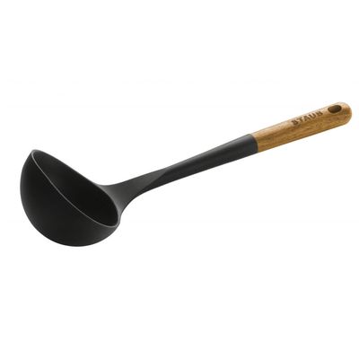 Concha com Cabo de Madeira e Ponta de Silicone Staub