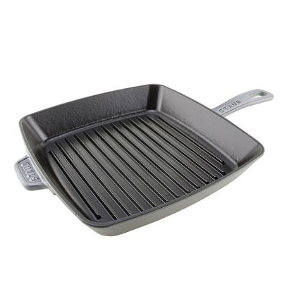 Grelha Quadrada 26 cm Cinza Grafite Staub