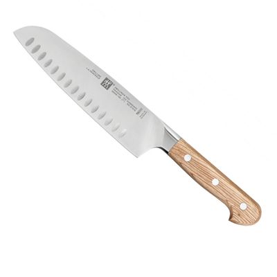 Faca Santoku com Alvéolos 7 em Aço Inoxidável Pro Wood Zwilling J.A. Henckels