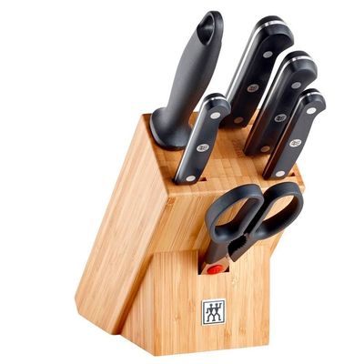 Bloco de Facas Bamboo Gourmet 7 Peças Zwilling J.A. Henckels