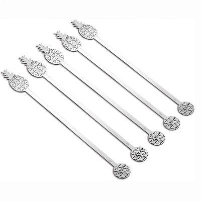 Mexedores Pineapple Inox 6 Peças Riva