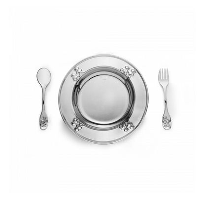 Prato Vercelli com Talheres Inox Riva