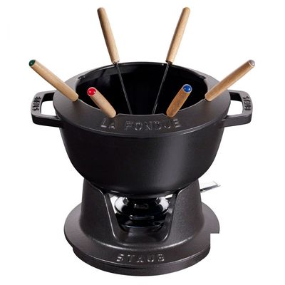Conjunto Fondue Ferro Fundido Preto 20 cm Zwilling J.A. Henckels