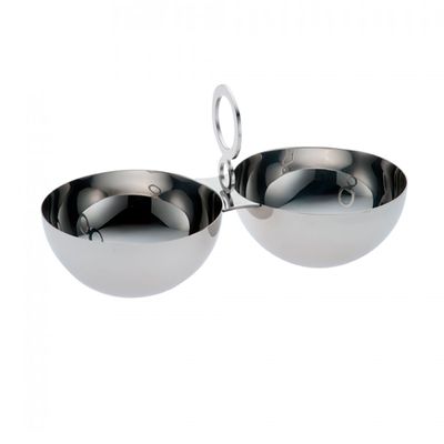 Porta Aperitivo Duplo Sunset Grande Inox Riva