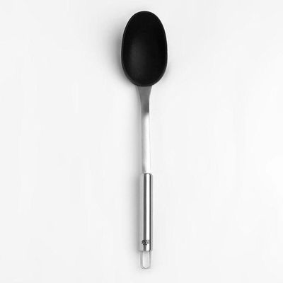 Colher para Servir em Silicone e Cabo em Aço Inoxidável 355 mm Bsf