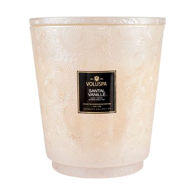 Vela Pote Vidro 250 Horas 5 Pavios Santal Vanille Voluspa