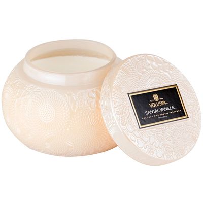 Vela Pote Vidro Chawan 50 Horas Santal Vanille Voluspa