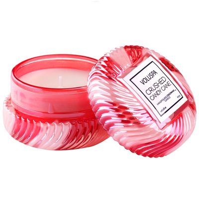 Mini Vela Macaron 15 Horas Crushed Candy Cane Voluspa