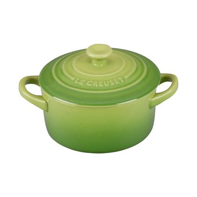 Mini Cocotte Cerâmica Verde Palm Le Creuset