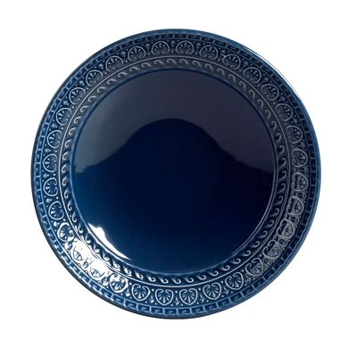 Prato Fundo Greek Deep Blue 6 Peças Porto Brasil