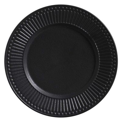 Prato Raso Gabbro Preto Matte 6 Peças Porto Brasil