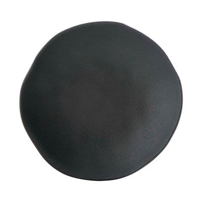 Prato Sobremesa Orgânico Preto Matte 6 Peças Porto Brasil